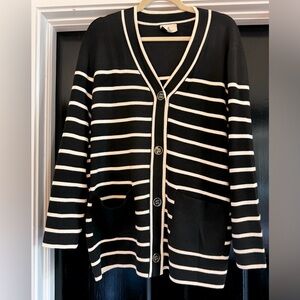 Tuckernuck Oversized Cardigan with Gold Buttons